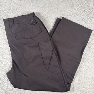 Free Soldier Cargo Tactical Pants Mens 38x30 Black Ripstop Outdoor Hiking Work
